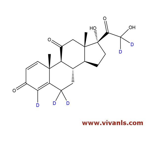 Stable Isotope Labeled Compounds-Prednisone-d5-1663675142.png